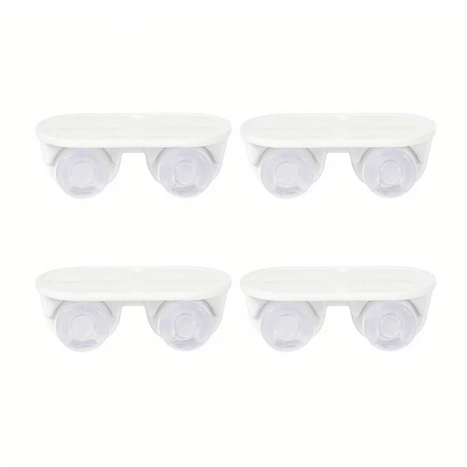 Caster Wheel Self Adhesive Caster Wheel Furniture, Small Appliance, DIY Modification Moving Table Heavy Duty Skating Furniture Mover - Pack of 4 | White-image-12