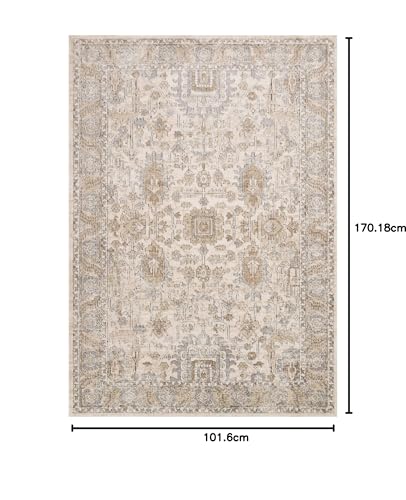 Image of Teagan , Ivory / Sand - 3'-4 inch x 5'-7 inch