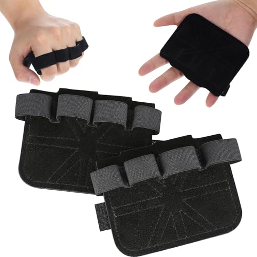 1 Guantes de Agarre Fitness Cuero de Vaca, Grip Gym Accesorios Ayuda Aumentar la Fricción, Protección de Manos para Gimnasios para Entrenamiento de Fuerza, Fitness, Culturismo, Levantamiento de Pesas