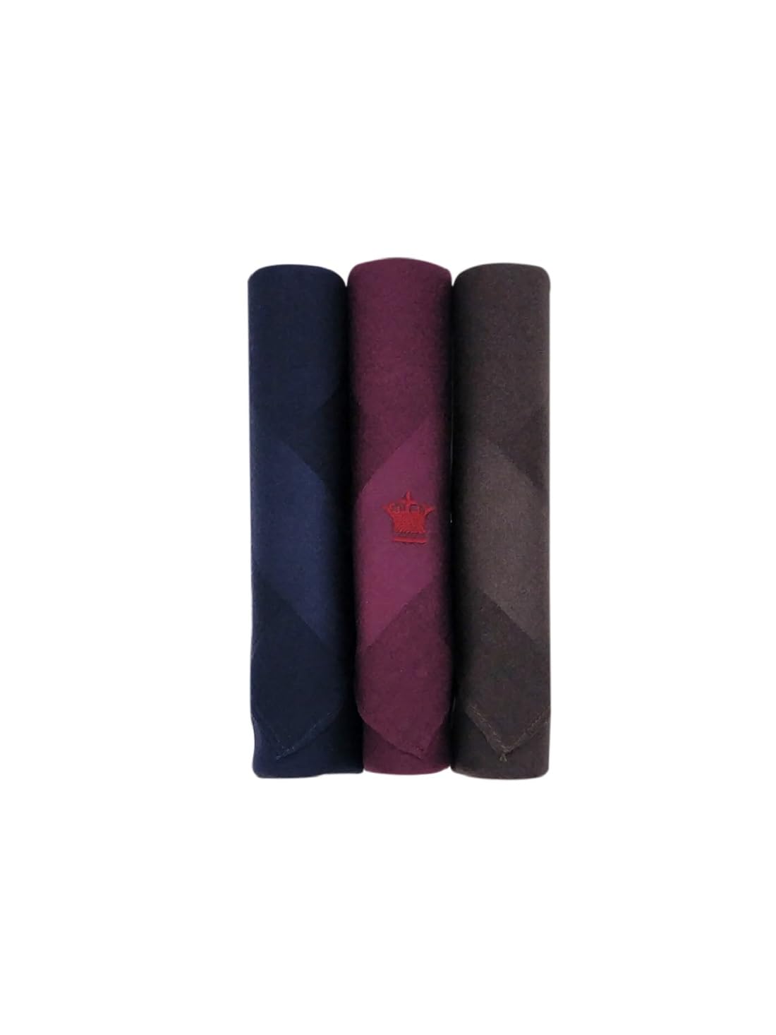 Men's Cotton Dark Handkerchief (Pack of 3)