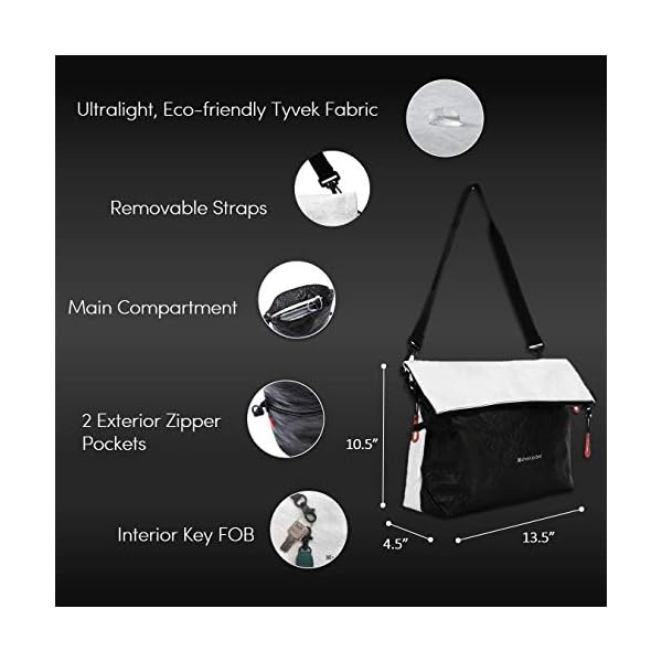 Sherpani Vale, Ultralight Crossbody Bag, Tote Bag, Casual Shoulder Bag, Purse Handbag, Crossbody Purse for Women (Pewter)