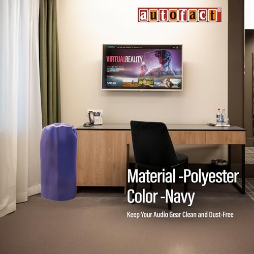 Image of Autofact Premium Speaker Cover for JBL Party Box 710 Lightweight Blue Fabric with Dustproof & Scratch-Resistant, Durable & Easy to Carry (Large Size Speaker Only)