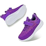 ALCHARM Laufschuhe Kinder Sportschuhe Jungen Mädchen Turnschuhe Sportschuhe Hallenschuhe Leicht Atmungsaktiv Laufschuhe Sneaker für Jungen Mädchen, 29 EU, 021 Violett