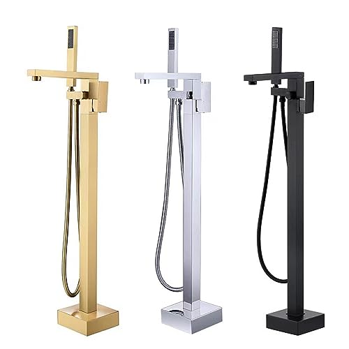 Robinet de douche haut de gamme Chrome B mitigeur de baignoire design carré
