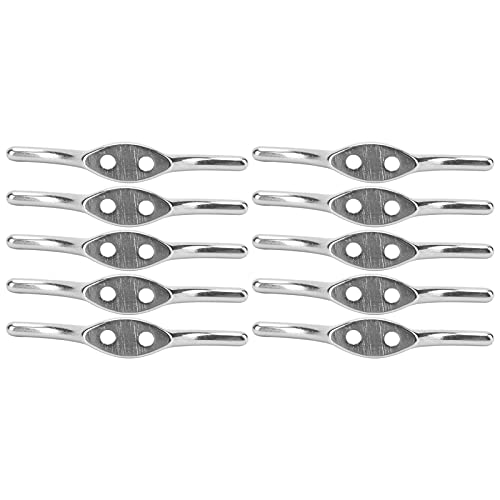 Rope Cleat, Dock Cleats 2in Stainless Steel Flagpole Rope Cleats with Mounting Screw Boat Cleats Boat Rope Cleats Hook