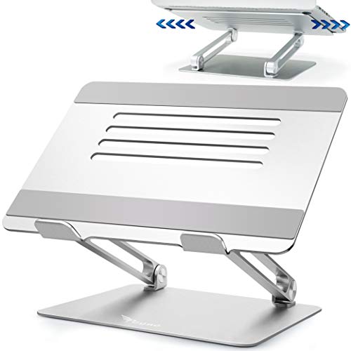 Enjoybot - Soporte ergonómico para ordenador portátil, soporte universal para ordenador portátil, soporte de refrigeración para Windows, para iM ac/Dell/Toshiba/HP/Samsung (gris)