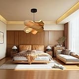 Trutipon Wabi-Sabi-Designer-Pendelleuchte, Massivholzfurnier, Handgefertigt, 9 W, 720 Lumen, Sorgt Für Eine Warme, Natürliche Beleuchtung In Wohn- Und Essbereichen.