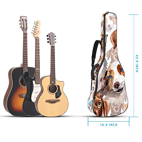 Housse rembourrée imperméable en tissu Oxford pour guitare avec bandoulière réglable - Les Beatles, Paul McCartney, John Lennon, RIngo Starr, George Harrison Housse rembourrée imperméable en tissu Oxford pour guitare avec bandoulière réglable – Image 6
