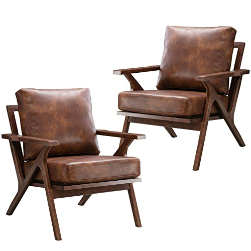 Bonzy Home PU Leather Armchair