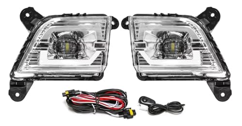 Feu de brouillard Silverado 2019 pour rouler sous la pluie avec lampe de jour LED DRL blanche