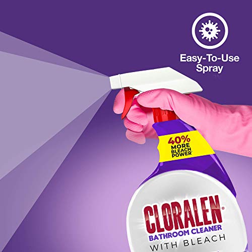 Cloralen - Bathroom Cleaning Spray, Lavender Scent - 32 Fl. Oz. Per Bottle, Pack Of 8 - Ideal For Large Families Or Business, Office Use #TOP4