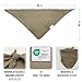 Hundehalstuch mit Namen Bestickt, Oeko-TEX® Standard 100 - Personalisiertes Hunde Halstuch als Geschenk für Hundeliebhaber (Khaki)