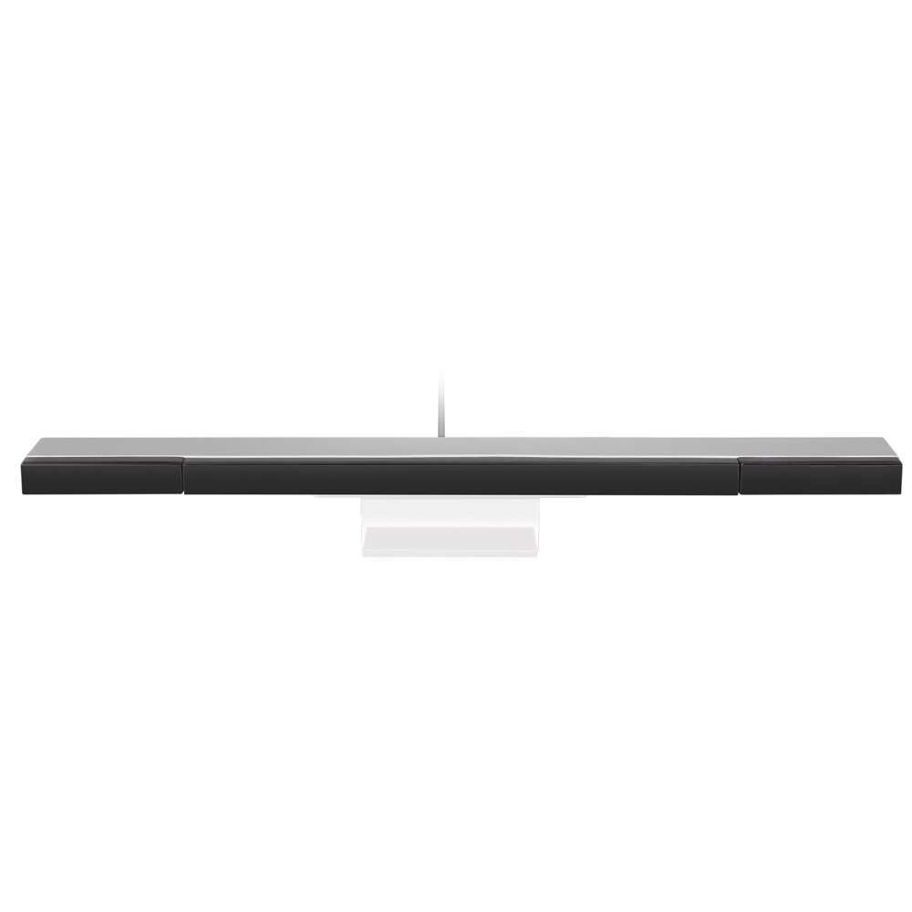LINCloud USB Wii Sensor Bar,WS03 Wired Infrared Ray Motion Sensor Bar for Wii/Wii U -Black&Silver(3rd-Party Product)