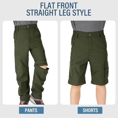 Boys Cargo Hiking Pants Kids Quick Dry Scout Pants2