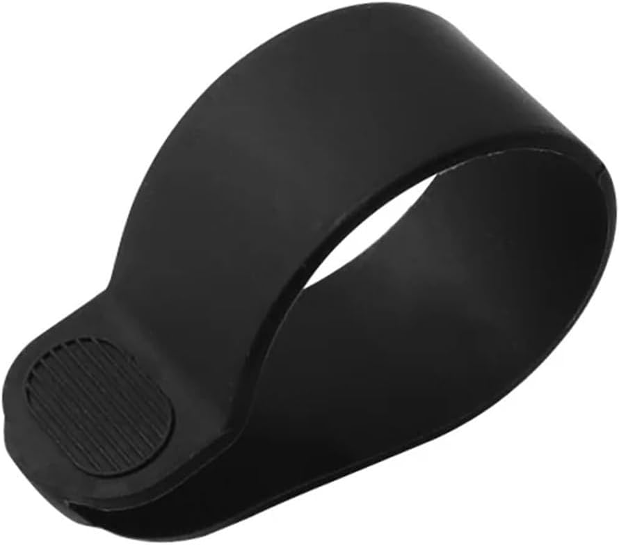 2ps Thumb Throttle Accelerator Silicone Sleeve Compatible with Ninebot ES1 ES2 ES4/MAX G30 Electric Scooter Handlebar Finger Dial Cover Parts(White)