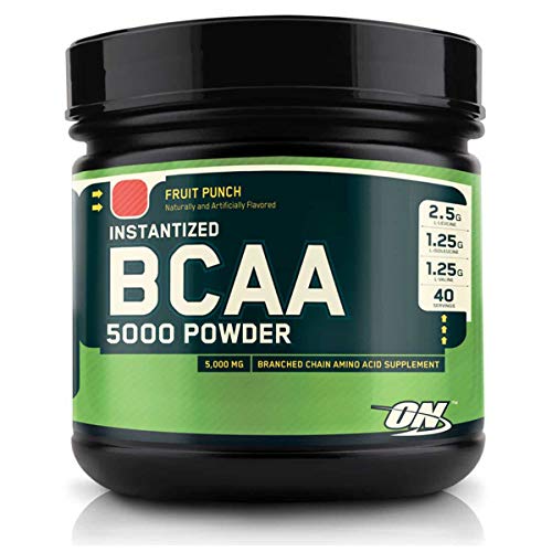 BCAA em Pó Optimum Nutrition/BCAA 5000 Powder Optimum Nutrition - Laranja 380g