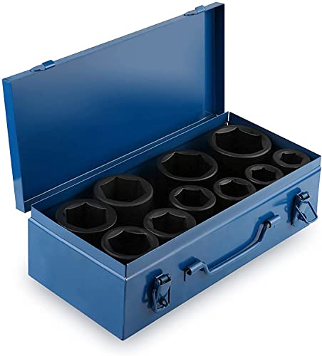 Hex Socket Impact Sockets, Heavy Duty Socket Set, 10 Pcs Impact Sockets ...