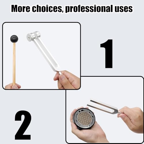 image for Generic Tuning-Forks-for-Healing, Tuning Fork Set Includes 128hz/256hz