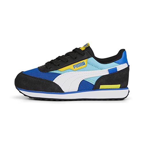Puma Future Rider Sneaker, Splash Victoria Blue-Hero Blue-White, 1.5 US Unisex Little Kid