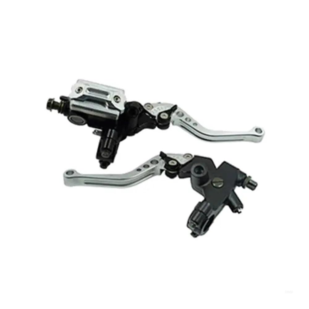 Prsdfg White Brake Clutch Levers Handle Motorcycle Hydraulic Brake Clutch Cylinder Lever 22Mm Accessories Levers