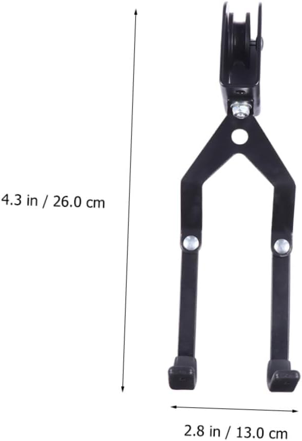 PRETYZOOM Ceiling Mounted Bike Hoist Lift Storage Rack with Smooth Pulley System Wall Mounted Hanging Rack for Garage Space Saving Heavy Duty Bike Holder