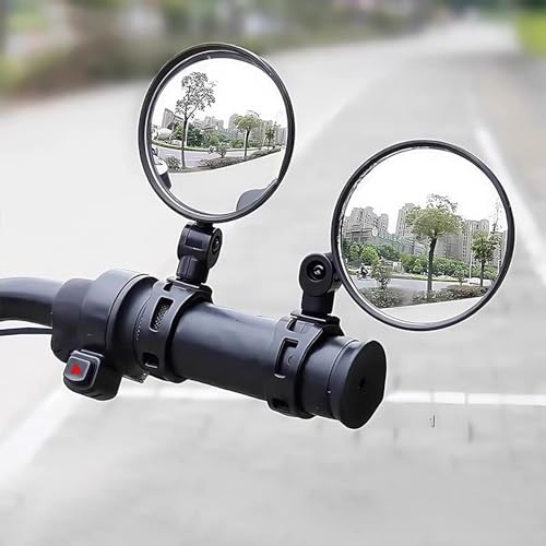 2Pcs Bike Mirrors for Trek 700, HD Bicycle Rearview Mirror, 360° Multi-Angle adjustable Wide field of vision, Handlebar Mounted, Easy to Disassemble, 14cm*8cm