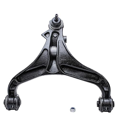 Image of Detroit Axle - Front 12pc Control Arms Kit for 07-11 Dodge Nitro, 08-12 Jeep Liberty, 4 Control Arms w /Ball Joints 4 Tie Rods 2 Sway Bars 2 Boots 2008 2009 2010 2011 Replacement