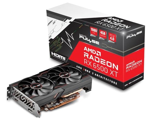 Image of Pulse AMD Radeon RX 6500XT 4GB GDDR6 Gaming Graphics Card - RDNA 2 Architecture, PCIe 4.0 x4, HDMI 2.1, DisplayPort 1.4