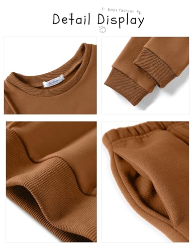 Image of Toddler Boys boys sets ,Long Sleeve Fleece Fall Winter boys sweatsuit