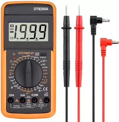 DHRUVPRO 9205A Large LCD Screen Digital Multimeter Professional Electrical Handheld LCD Tester (B07ZX2MGL8) Amazon Price History, Amazon Price Tracker