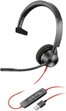 Poly Blackwire 3310 USB-A MS Monaural Headset