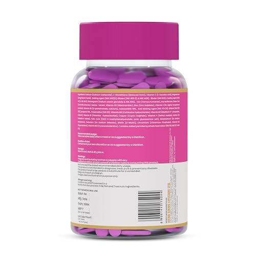 Image of Jeena Sikho Multivitamin for Women | Daily Nutritional Support with Vitamin A, B-Complex, C, D, Folic Acid, Calcium, Iron, Magnesium, Zinc & Copper | Women's Daily Wellness Supplement | 60 Tablets, Pack of 1