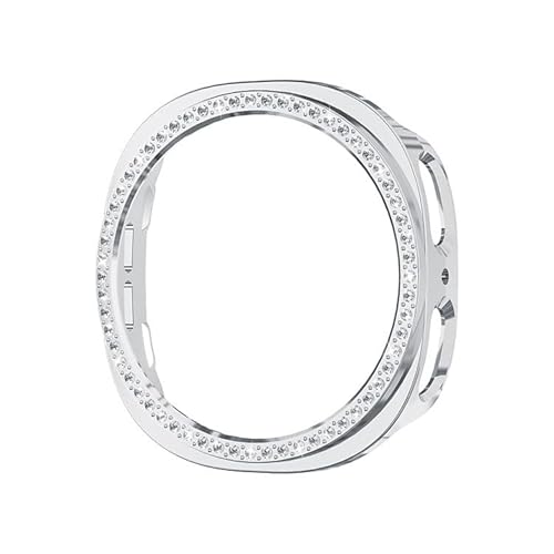 [TRIPLE RIVER] For Galaxy Watch 8 �P�[�X �J�o�[/���炫�� ���C���X�g�[�� �G���K���g �ی�P�[�X/�J�o�[ �T���X�� �M�����N�V�[�E�H�b�`8 44mm �P�F/�N���A �n�[�h�P�[�X(�V���o�[)