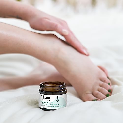 Thena Extra Strength Foot Repair Balm For Athletes Foot Treatment Dry Heels Itchy Cracked Feet Toenails Jock Itch Rashes Ringworm Treatment For Humans Best Natural Foot Care #TOP6