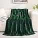 Dark Hunter Green Throw Blanket 50