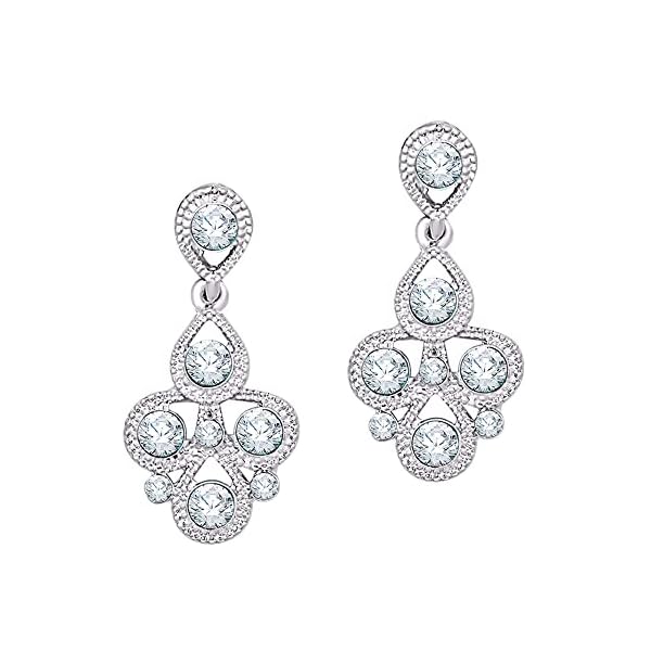 Atasi International Diamond/Stones Necklace Set with Earrings for Women | Stylish Jewellery for Party, Wedding and Festive Occasions | Fashion Accessories - Image 7