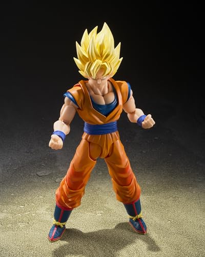 TAMASHII NATIONS – Dragon Ball Z – Super Saiyan Son Goku -The Games Begin- S.H.Figuarts Action Figure