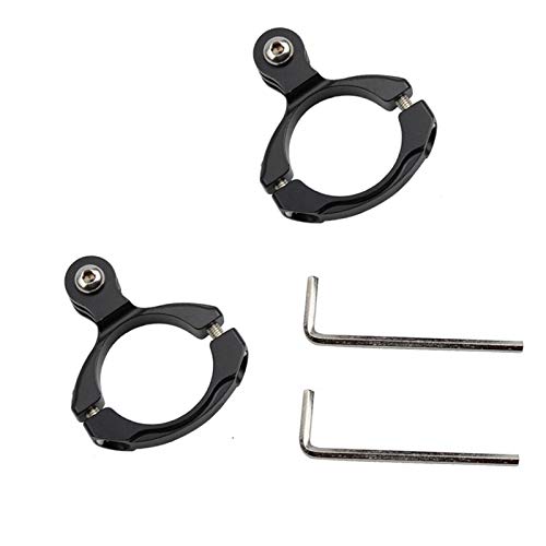 Sqxaldm Abrazadera Manillar Bicicleta Cámara Deportiva Soporte de Cámara de Acción de Bicicleta de Metal Adaptador Soporte de Tija de Sillín Soporte de Bicicleta Manillar Cámara Deportiva(2 Piezas)