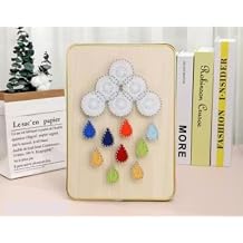 Wizardi Cloud String Art Kit with Stand. Simple Decorative DIY String Art Craft Kit M1-3 DHACE28036