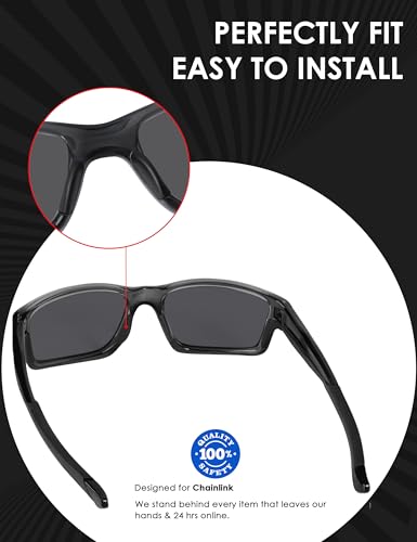 Image of BLAZERBUCK Replacement Sock Kits Earsocks & Nose Piece for Oakley Chainlink OO9247 Sunglasses