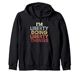 Liberty name I'm Liberty doing Liberty personalized name first name cute name customized name retro text. I'm Liberty doing Liberty name first name last name custom name is a funny name retro font with given name.