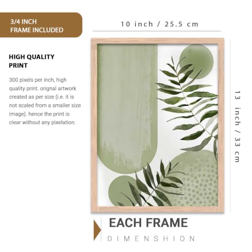 Image of kotart Elegant Painting Boho Wall Art Home Decoration Paintings With Frame For Living Room Bed Room Hotel Wall Decor Digital Reprint Set of 3