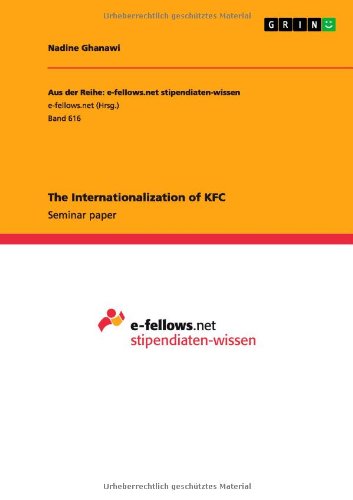 Grin Verlag The Internationalization of KFC