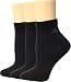 adidas Women's Cushioned 3pk Quarter Sock Black