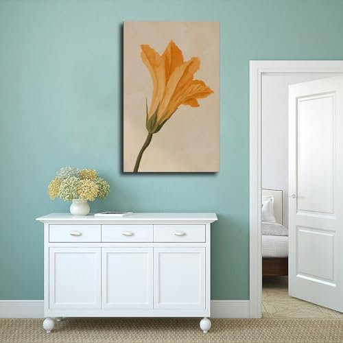 Tableau lys orange de qualité supérieure en grand format 61x91cm - 4
