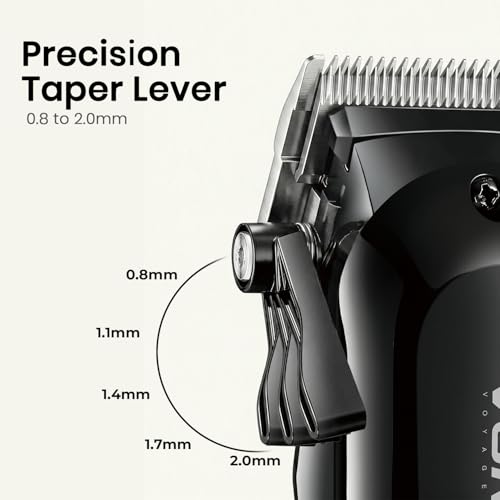 VGR VL-118 Corded & Cordless Hair Clipper, Black - Image 4