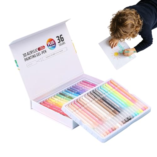 Stylos à encre gel pour projets artistiques et personnalisation de vêtements
