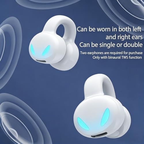Auricular Bluetooth 5.3 Clip On cómodo In Ear blanco miniatura 3