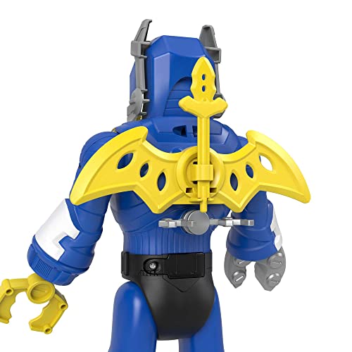 Imaginext Fisher-Price DC Super Friends Batman y Exo Traje Robot con Luces y Sonidos, con Figura y Accesorios, Juguete +3 años (Mattel HGX98)