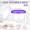 Amazon.com: Sieral 36 Pack 8 oz Freezer Containers with Lids Reusable ...